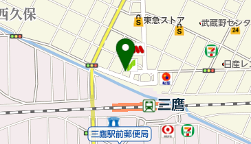 三鷹ジムの地図画像