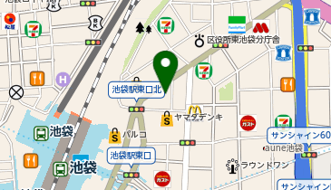 ビックカメラ池袋カメラ・パソコン館の地図画像