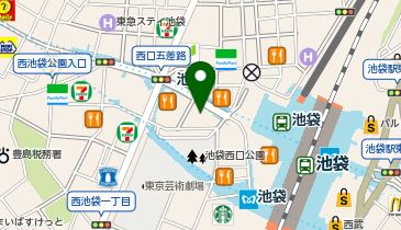 ビックカメラ池袋西口店の地図画像