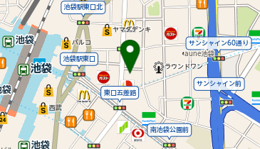 ビック酒販池袋東口店の地図画像