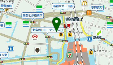 ビックカメラ新宿西口店の地図画像