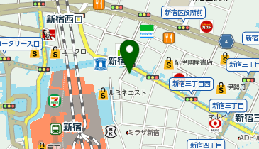 ビックカメラ新宿東口駅前店の地図画像