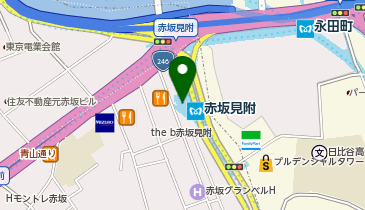 ビックカメラ赤坂見附駅店の地図画像