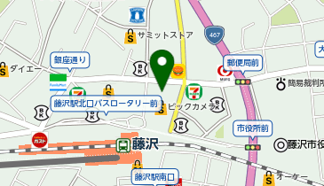 ビックカメラ藤沢店の地図画像