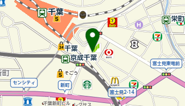 ビックカメラ千葉駅前店の地図画像
