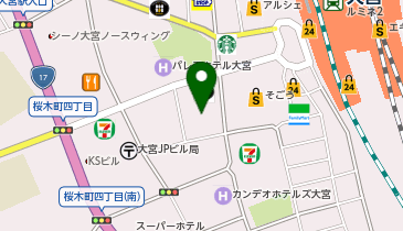 ビックカメラ大宮西口そごう店の地図画像