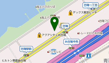 Air Bic Camera アクアシティお台場店の地図画像