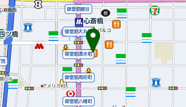 ビックカメラリカー大丸心斎橋店の地図画像