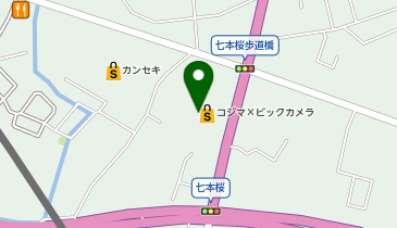 コジマ&times;ビックカメラ日光店の地図画像