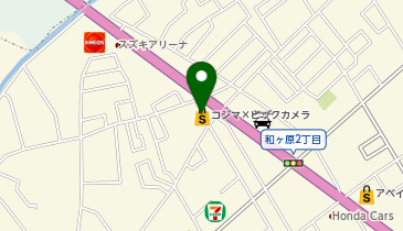 コジマ&times;ビックカメラ所沢西店の地図画像