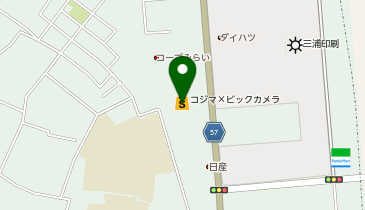 コジマ&times;ビックカメラ習志野店の地図画像