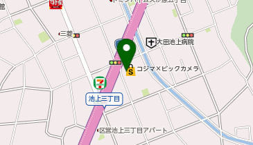 コジマ&times;ビックカメラ池上店の地図画像