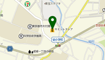 コジマ&times;ビックカメラ成城店の地図画像