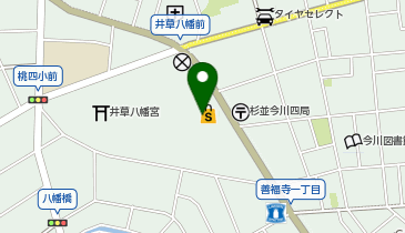 コジマ&times;ビックカメラ善福寺店の地図画像