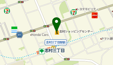 コジマ&times;ビックカメラ志村店の地図画像