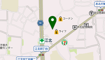 コジマ&times;ビックカメラ江北駅前店の地図画像