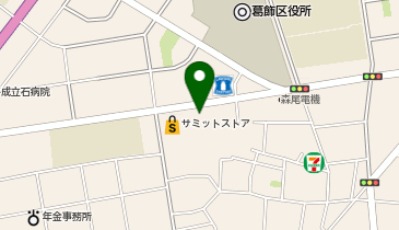 コジマ&times;ビックカメラ葛飾店の地図画像