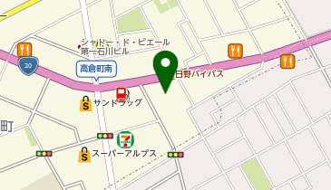 コジマ&times;ビックカメラ八王子高倉店の地図画像