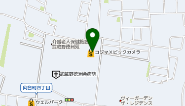 コジマ&times;ビックカメラ西東京店の地図画像