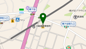 コジマ&times;ビックカメラ梶ヶ谷店の地図画像