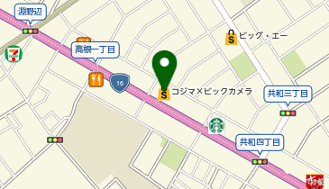 コジマ&times;ビックカメラ相模原店の地図画像