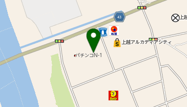 コジマ&times;ビックカメラ上越店の地図画像