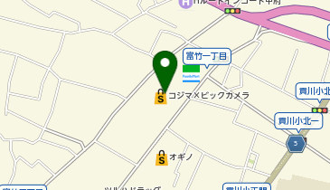 コジマ&times;ビックカメラ甲府店の地図画像