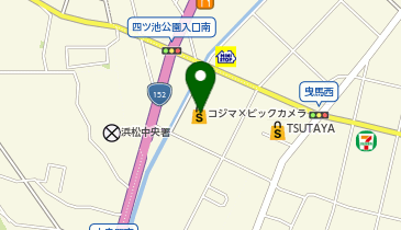 コジマ&times;ビックカメラ浜松店の地図画像