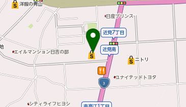 コジマ&times;ビックカメラ熊本店の地図画像