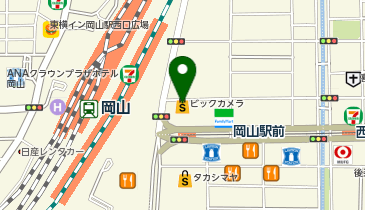 ソフマップ岡山駅前店の地図画像