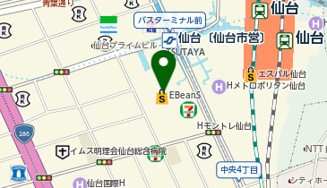 アニメガ&times;ソフマップ 仙台駅前店の地図画像
