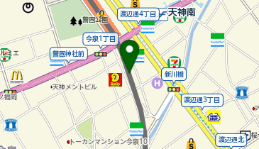 アニメガ&times;ソフマップ 天神1号館の地図画像