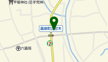 六嘉SS/上益城の地図画像