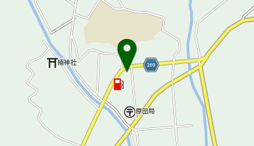 原田SS/掛川市の地図画像