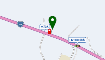 青雲橋/高千穂地区の地図画像