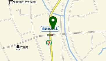 六嘉/上益城の地図画像