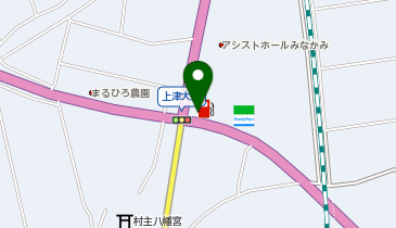 上津セルフ/全農ぐんまの地図画像