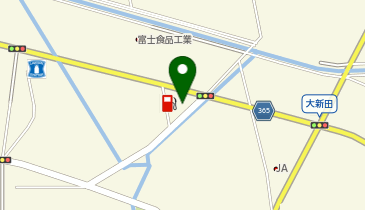 いたくらセルフ/全農ぐんまの地図画像