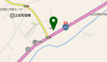 森/土佐れいほくの地図画像