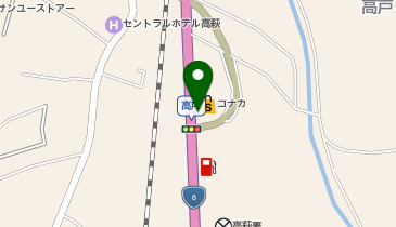 [EV]コナカ高萩店の地図画像