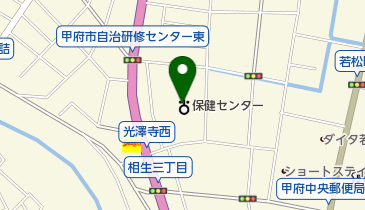 [EV]甲府市役所相生仮本庁舎の地図画像