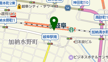 岐阜駅 中央南口」(岐阜市--〒500-8856)の地図/アクセス/地点情報