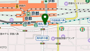 京都駅（京都市下京区/駅）の地図｜地図マピオン