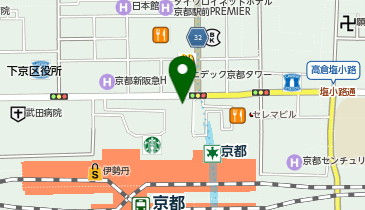 京都駅周辺地図 京都駅情報｜周辺地図・観光情報：JRおでかけネット