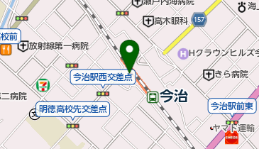 今治駅 西口 今治市 794 0028 の地図 アクセス 地点情報 Navitime