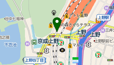 上野駅 不忍口 台東区 110 0005 の地図 アクセス 地点情報 Navitime