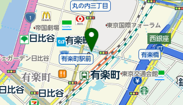 有楽町駅 D4口」(千代田区--〒100-0006)の地図/アクセス/地点情報