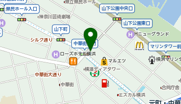 元町 中華街駅 1番口 山下公園口 横浜市中区 231 0023 の地図 アクセス 地点情報 Navitime