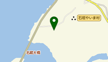 名蔵大橋の地図画像