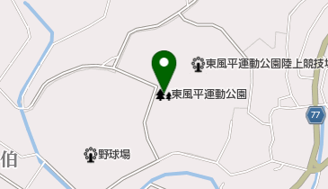 東風平運動公園の地図画像